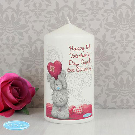 Personalised Me to You Bear Heart Candle Extra Image 2
